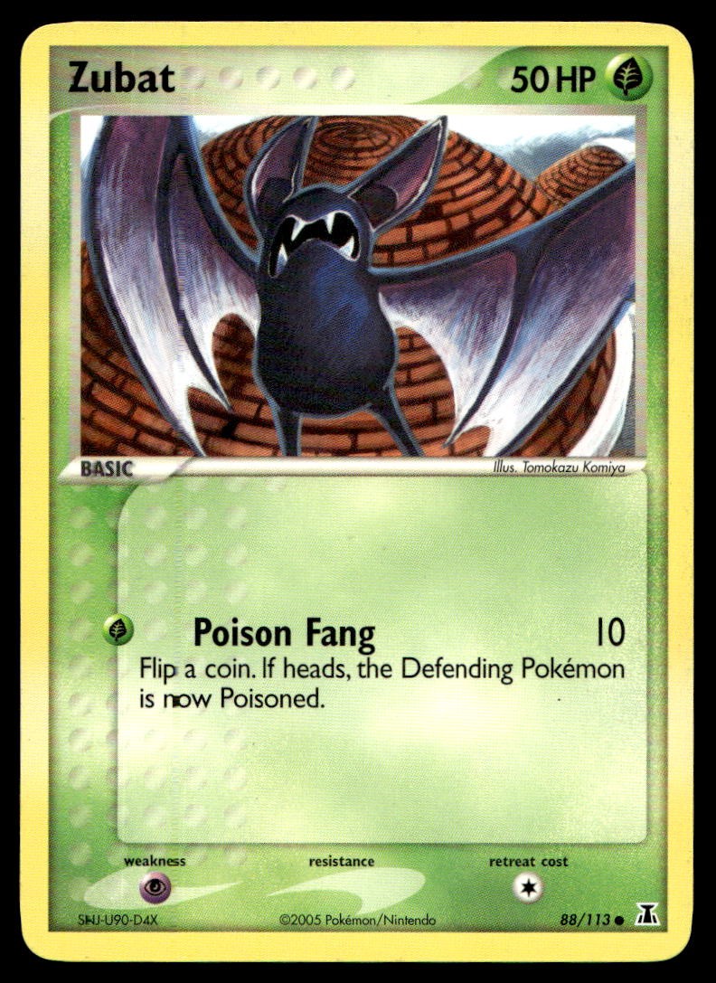 EX-NM Delta Species Zubat Common 88/113 2005 Pokemon TCG