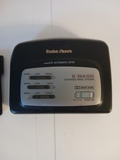 Vintage RadioShack SCP-73 Stereo Cassette Player Cat No. 14-1225 Never Used