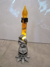 Halloween Skull Light Up Candle Gothic Prop