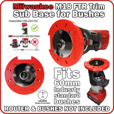 Milwaukee M18 FTR trim router sub-base with bush screws – INC P&P