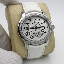 Audemars Piguet Millenary 39mm Steel Diamond Silver Dial Ladies Watch 77301ST 3