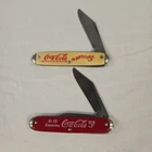 Vintage Coca Cola Pocket Knives Red And White 5 Cents Made In USA