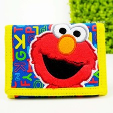 Sesame Street Elmo Trifold Wallet Kids New