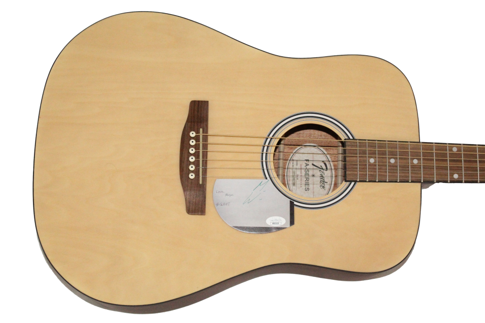 Morgan Wallen Autographed Signed Fender Acoustic Guitar - Dangerous w/ JSA COA 
