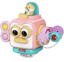 Montessori Busy Board Cube Sensory Toy Fine Motor Skills Baby Toddler Gift