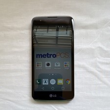 LG K7 Silver MetroPCS 8GB Android Camera Wi-Fi Bluetooth Smartphone