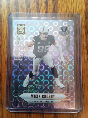 2025 Panini Donruss Elite - Maxx Crosby #87 Lavender Pyramids /649