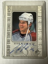 Adam Deadmarsh 1998-99 Sp Authentic Sign Of The Times Auto Colorado Avalanche