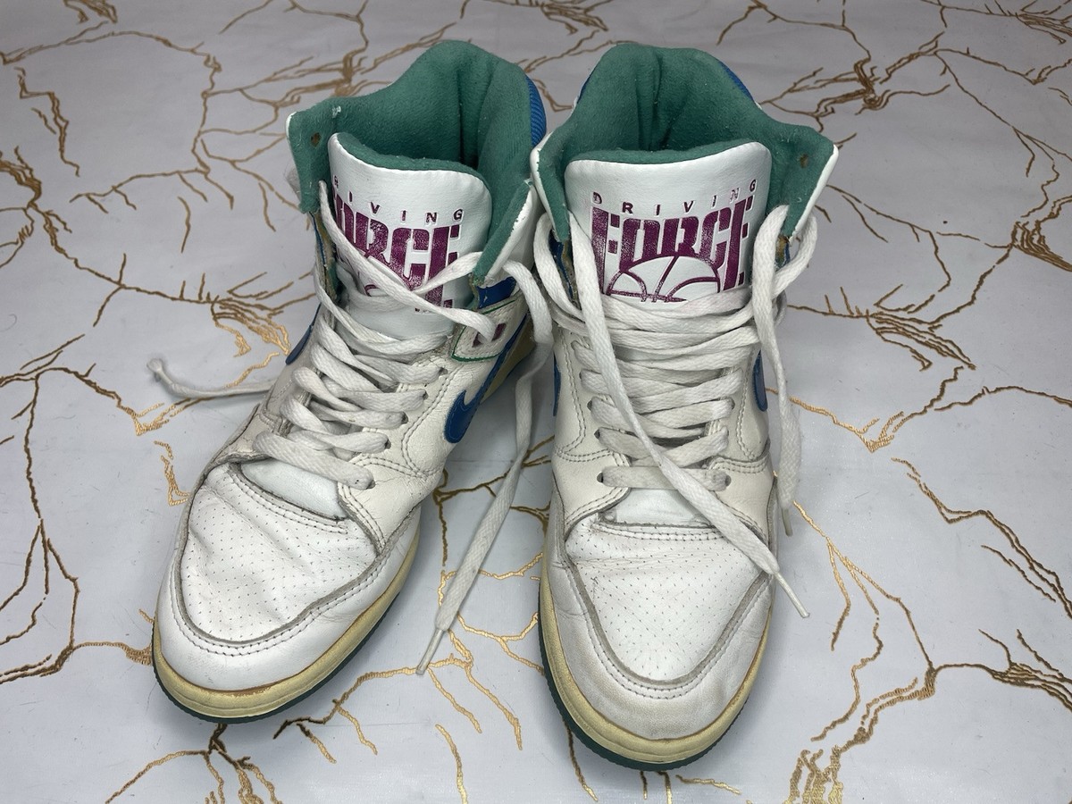 Vinta Nike Driving Force High Sneakers 1989 Original US7.5-8 UK 