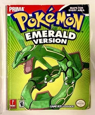 Pokémon Emerald Strategy Guide Prima NO POSTER GBA Nintendo Cheats GameBoy