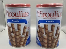 Pirouline Rolled Wafers – Vanilla – Wafer Sticks, 14.1 oz (Pack of 2) 