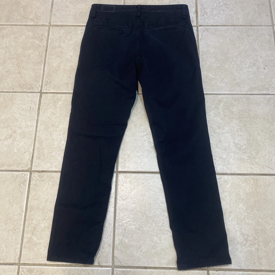 Rag & Bone Dress Pants Mens Tag 31” Actual 32x29 Black Slim Fit Trousers A55 - Image 3 of 4