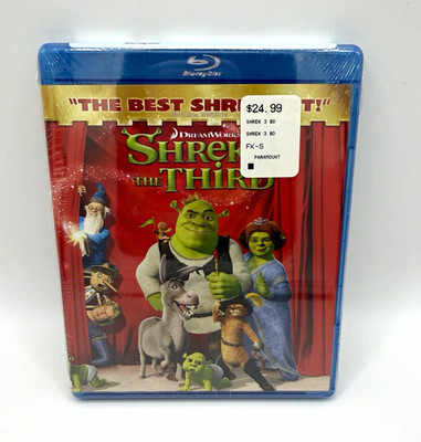 DreamWorks Shrek the Third 3D Blu-ray Disc Animation PG Mike Myers