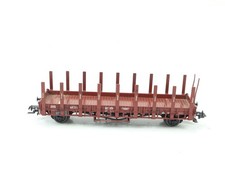 Fleischmann H0 5226 K Güterwagen Rungenwagen 600 31 Rs DR / NEM