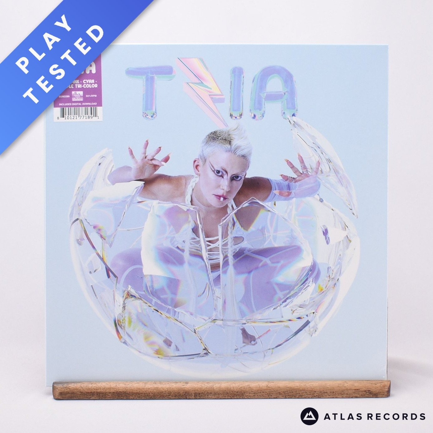 Meg Myers TZIA Tri-Color: Baby Pink Cyan & Purple LP Album Vinyl Record - NEW