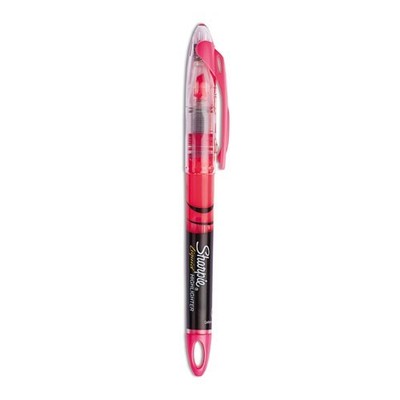 Sharpie Liquid Pen Style Highlighters, Fluorescent Pink Ink, Chisel Tip, Dozen