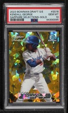 2023 Bowman Chrome Draft Sapphire Edition 48/50 Kendall George PSA 10 04cw