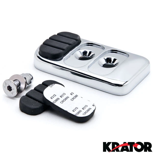 Cubierta de pedal de freno cromada para Kawasaki Vulcan VN 900 1500 1600 1700 2000 Classic Foto 3 de 4