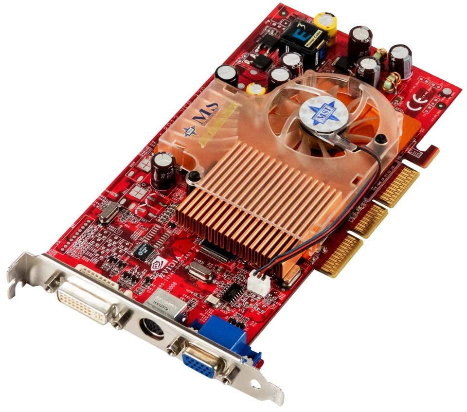 MSI NVIDIA GEFORCE FX 5600 XT 128MB FX5600XT-VTDR128 AGP - Image 2 of 2