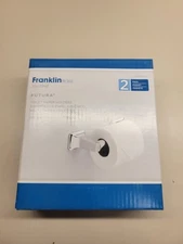 NEW (2-Pack) FranklinBrass Futura Toilet Paper Holder in Chrome, D2408PC-2PK