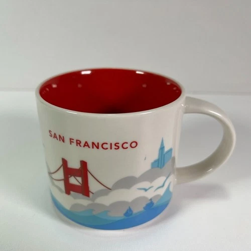 Starbucks "You Are Here" Collection San Francisco 2015 Coffee Mug Cup 14 oz.