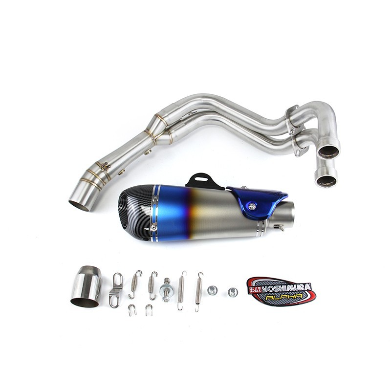 YZF R7 2021-2026 for Yamaha MT-07 Whole System Exhaust Header Pipe Muffler Tips