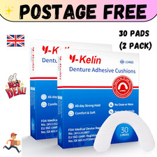 Y-Kelin Denture Adhesive Cushion Lower 30 pads (2 pack)...