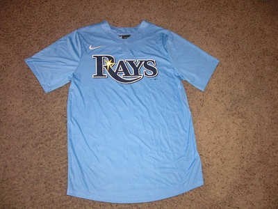 TAMPA BAY RAYS Nike athletic Baseball Jersey men's Small NEW