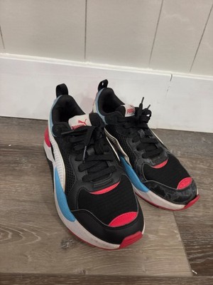 PUMA X-Ray 2 Square Sneakers Men's US 7.5 Black Blue Red 373582-01