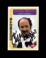Cliff Harris Signed HOF 1978 Topps Dallas Cowboys Autograph