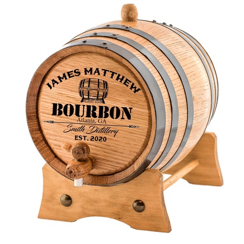 Personalized Bourbon Aging Barrel Custom American White Oak No Import Fees