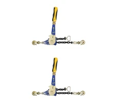 (2 Pack) Easy Binder Ratcheting Chain Load Binder