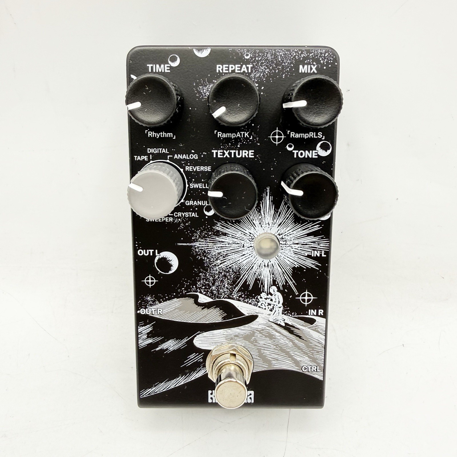 Klowra Everlast Delay Effects Pedal Tap Tempo & Expression Control Not Tested