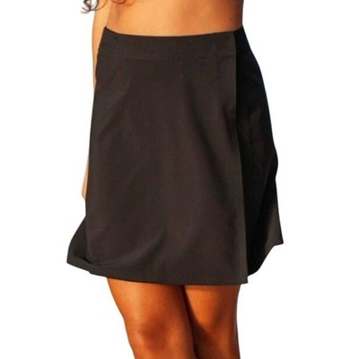 RipSkirt Hawaii Wrap Skirt Length 2 Little Leg Solid Black Womens Size XXL New