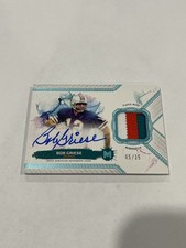 2023 Topps Motif - Motif Retired Relic Autographs Bob Griese #MRR-BG Cerulean