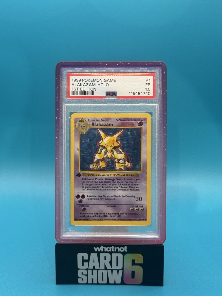 Alakazam 001/102 Base Set (Shadowless) Holo for sale online