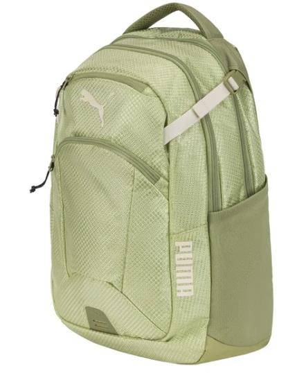 Puma Backpack Challenger 2 Green Pockets Reflective Compression