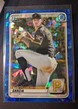 1-2020 BOWMAN CHROME DRAFT SAPPHIRE EDITION NICK GARCIA PIRATES SP