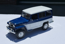 Lucky Diecastroad Signature - 1955 Willys Station Wagon - 118 Scale - 92858blu