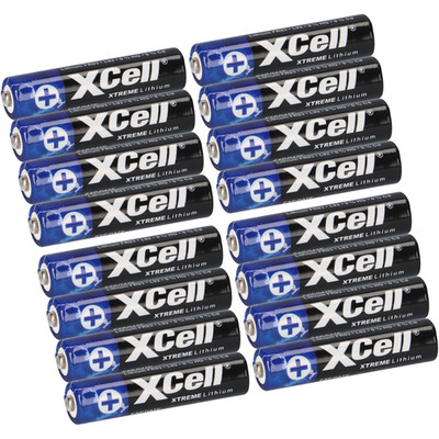 16x XTREME Lithium Batterie AAA Micro FR03 L92 XCell 4x 4er Blister