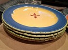 Pistoulet Pfaltzgraff Jana Kolpen 10.5” Dinner Plates 4 Blue And 2 Pink  — photo 5