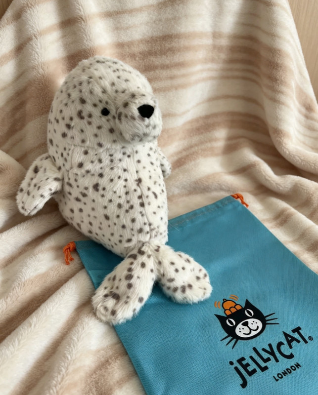 Jellycat Galumphous Seal Soft Plush Stuffed Animal Spotted Seal Toy Kids Gift