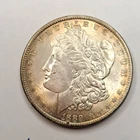 1889-P Morgan Silver Dollar TONED BU Uncirculated GEM - Great Toning #P275
