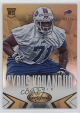 2014 Certified Gold Mirror 7/25 Cyrus Kouandjio #115 y0i