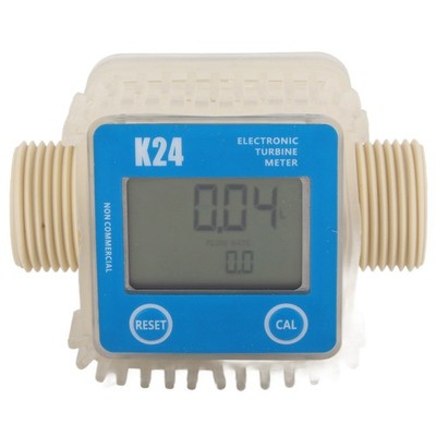 K24 LCD Digital  Fuel Meter Widely Used For Chemicals Water