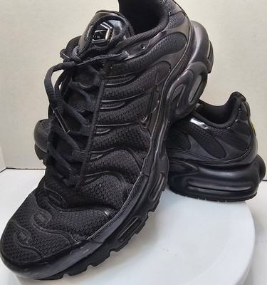 Nike Air Max Plus Low Triple Black Men's Size 11.5 604133-050