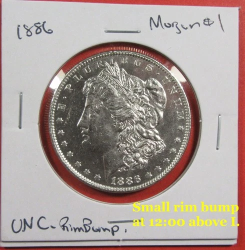 1886 Morgan Dollar — photo from the most recent tracked eBay sale
