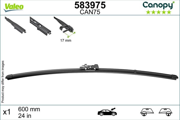 Wischblatt Rechts Valeo 583975 FüR Alfa Romeo Alpina Audi BMW-image