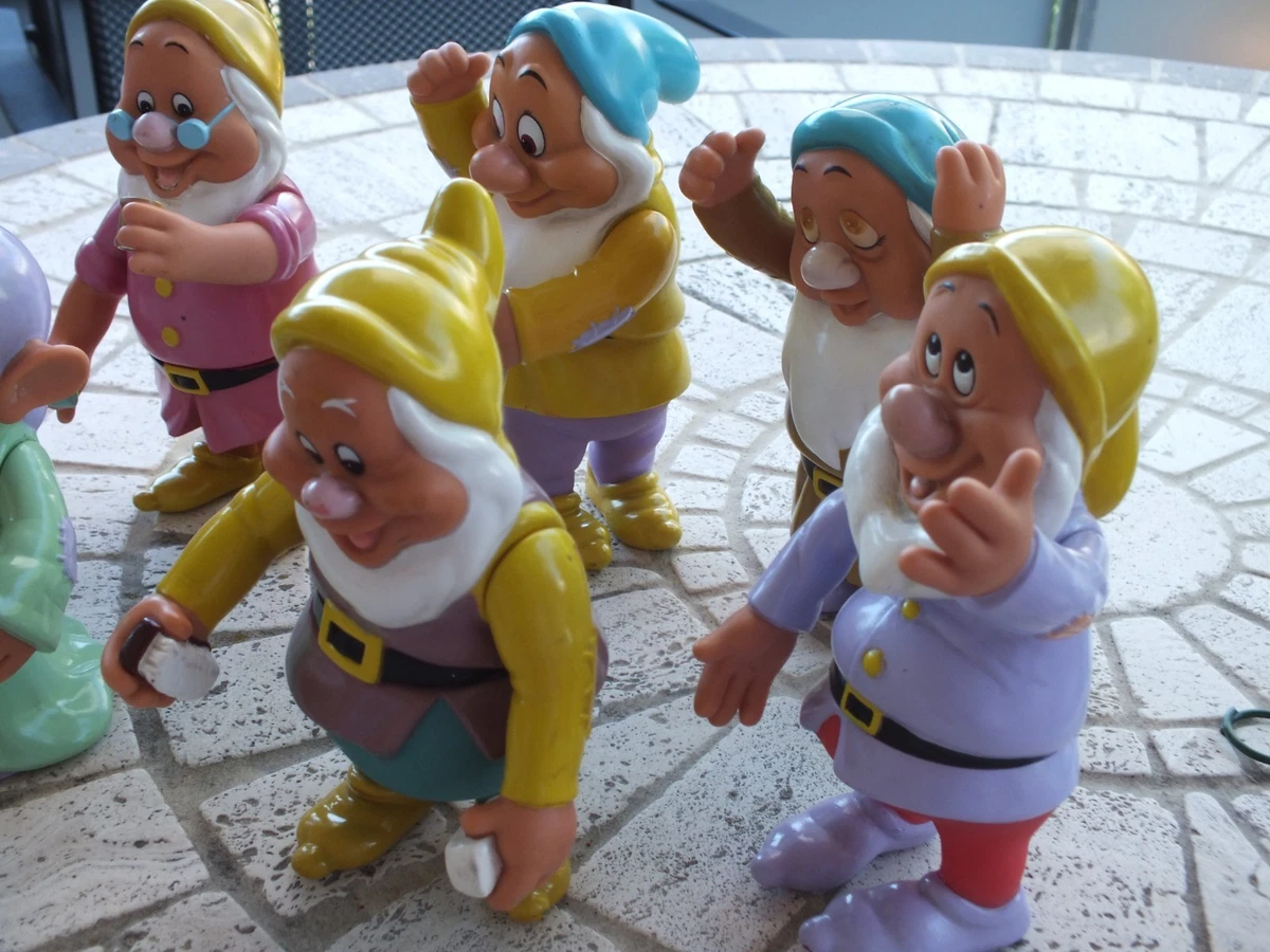 Vintage - Konvolut - alte Disney - THAILAND - 7 Zwerge Figuren