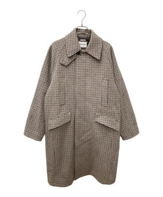 MONKEY TIME                    FRC MLN BAL COAT/Sten-collar coat Brown × Grey 83